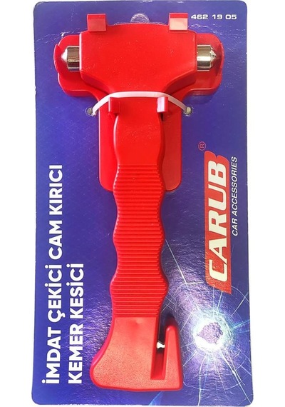 Oto İmdat Çekici Cam Kırıcı + Kemer Kesici