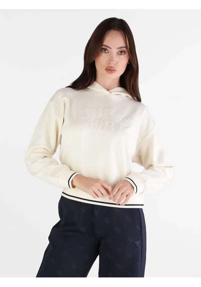 Guess Active Beyaz Kadın Sweatshirt V6yq08k4288-g1o6