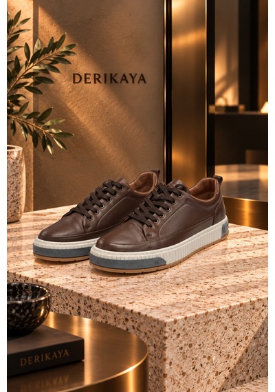 Derikaya Erkek Kahverengi Günlük Casual Ayakkabı