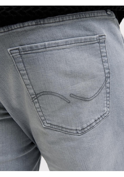 Jack & Jones Büyük Beden Slim Straight Tim Jean - 12293558 Gri