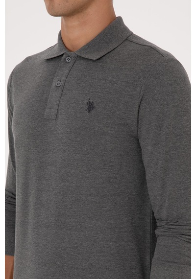 U.s. Polo Assn. Erkek Antrasit Melanj Sweatshirt 50307688-vr081 Antrasit Melanj