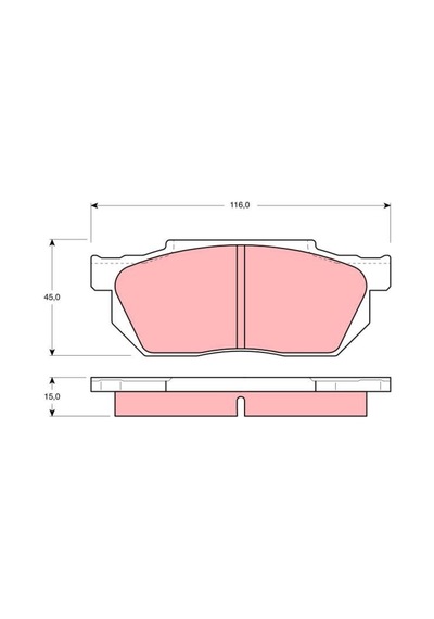 Honda Civic 1988-1991 Accord 1983-1985 Ön Balata 425934312