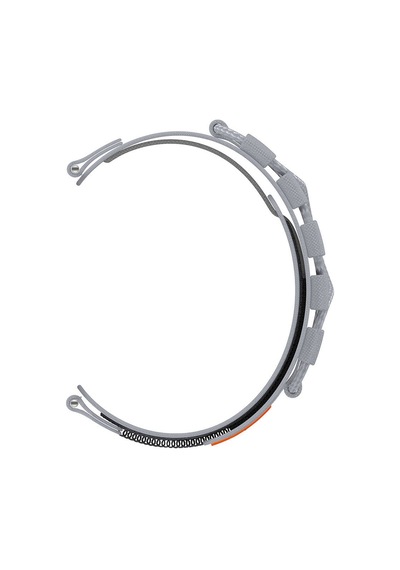 Galaxy Uyumlu Watch Active 2 44mm Krd-112 20mm Orbital Örgülü Halat Tasarımlı Naylon Kumaş Hasır Kordon