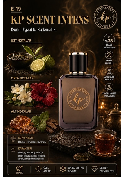 KP E-19 Erkek Parfüm EDP 50 ML