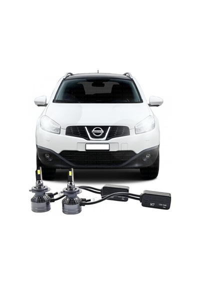 Megamarket06 Nıssan Qashqai J10 Led Kısa Far Ampulü Ultra H7