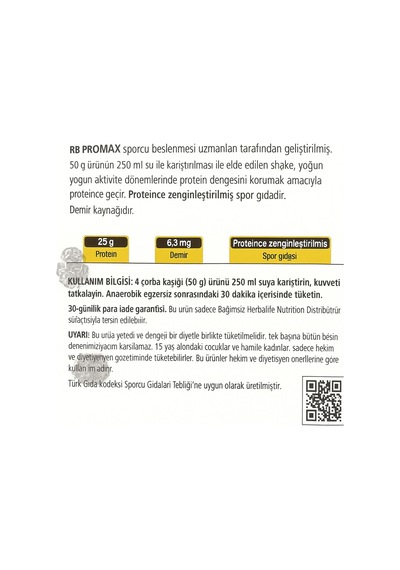 H24 Rb Promax Çikolata Aromalı 1000 G Proteince Zenginleştirilmiş Spor Gıdası