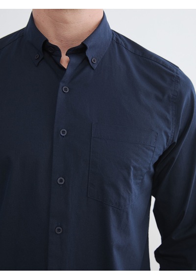 Lcwaıkıkı Classic Mavi Regular Fit Poplin Erkek Gömlek