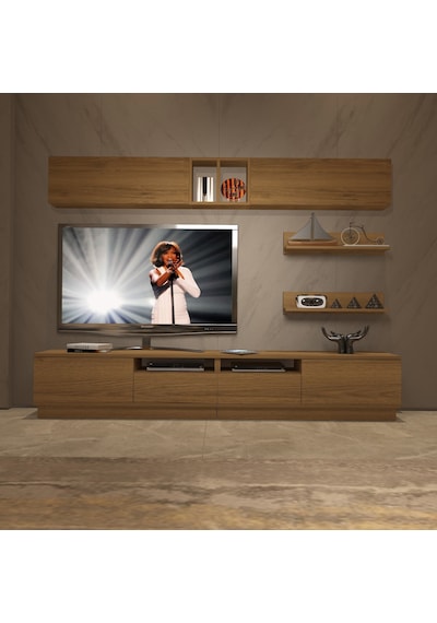 Decoraktiv Trendstyle 5220s Mdf Tv Ünitesi Tv Sehpası - Naturel Pera