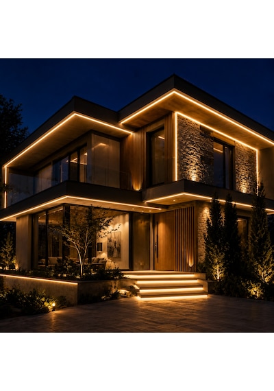 Cata 12v 50 Metre Neon Led Hortum Gün Işığı Renk İç Dış Mekan Dekoratif Şerit Aydınlatma Ct-4455g Beyaz