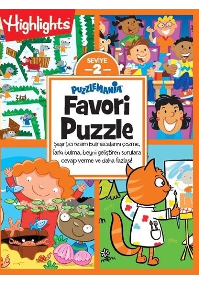 Highlights Puzzlemania Favori Puzzle 4 Lü Set