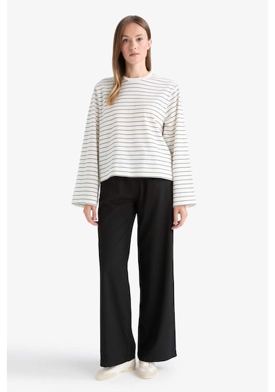 Defacto Wide Leg Geniş Bol Paça Pantolon D4150ax25aubk27 Siyah