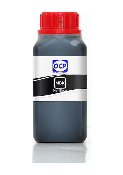 OCP Canon imagePROGRAF iPF670 MFP L24 Uyumlu Yazıcı Mürekkebi 250ml MBK Mat Black Mat Siyah Pigment
