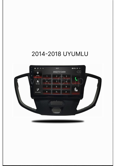 Snp Serisi Ford Transit Uyumlu 9" Multimedya Android Teyp 2014-2018 4-64 Gb + Kamera li 9"