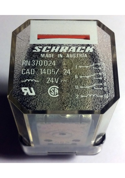 Schrack 24Vdc Bobin - 240Vac Kontak 3Pdt 5A Rn370024 Rn 370024