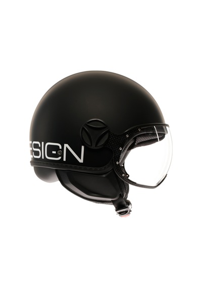 Momo Kask/ Fgtr Classıc Mono Matt Black/white Çok Renkli