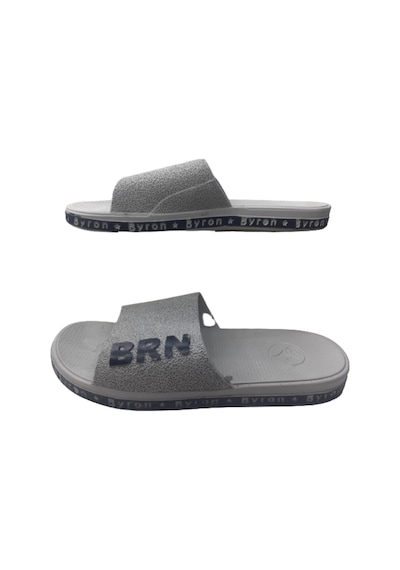 Byron Brn Erkek Gri Kaymaz Taban Deniz Plaj Havuz Günlük Terlik Gri Byron Brn Erkek Gri Kaymaz Taban Deniz Plaj Havuz Günlük Terlik Gri