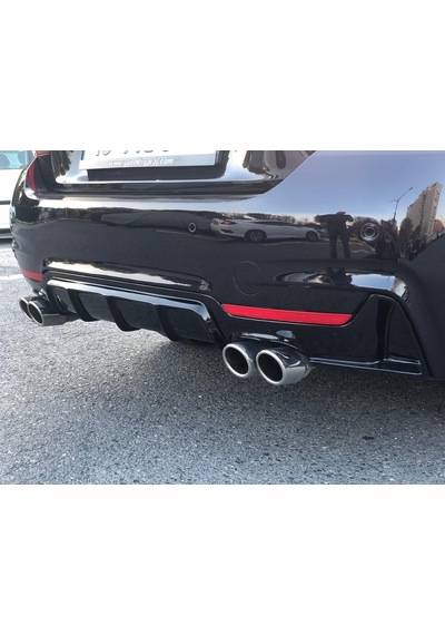 Bmw F32 - F33 - F36 Difüzör 2014 - 2017 Plastik Piano Black