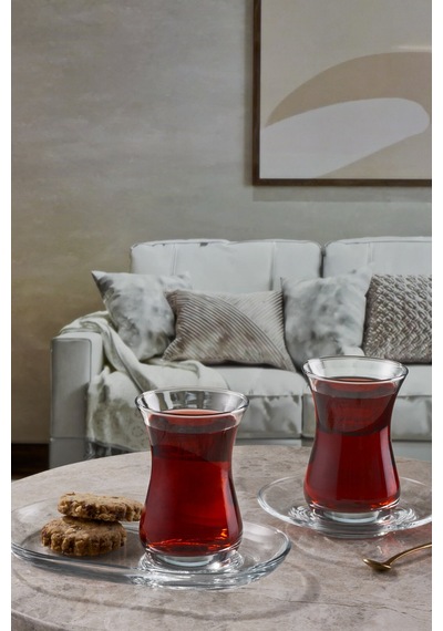 4 Adet Paşabahçe Aida Çay Seti 2'li 160cc Çok Renkli