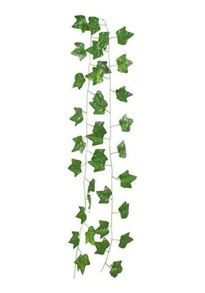 Yapay Sarmaşık Çiçek Dekoru, Üçgen Yapraklı, 230 Cm Uzunluk 41bordocipsobeyaz