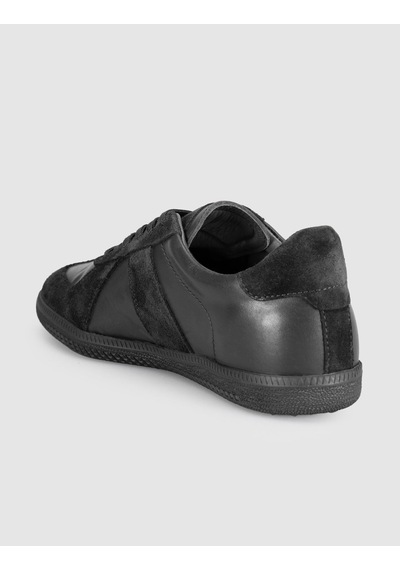 Siyah Süet Deri Kadın Sneaker