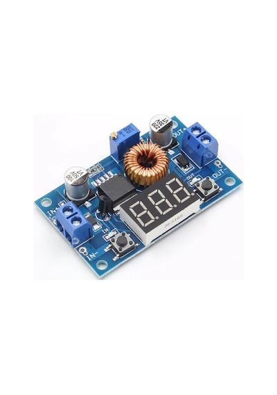 Xl4015 Voltmetreli 5a Voltaj Düşürücü Ayarlanabilir Güç Kaynağı Uyumlu