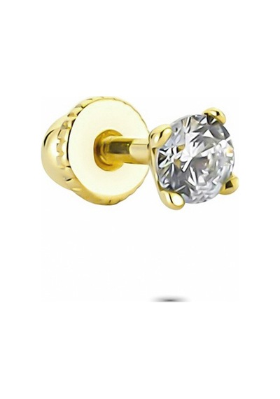 Glorria Altın Tektaş Helix Piercing (540178464) Sarı