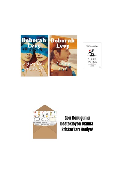 Ağustos Mavisi + Sıcak Süt + Siyah Votka + Okuma Sticker'ları