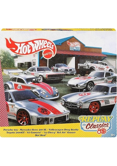Hot Wheels Jhf01 Silver Series Replay The Classics Mattel 80 Years Açık Gri