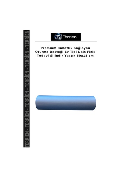 Premium Rahatlık Sağlayan Oturma Desteği Ev Tipi Nais Fizik Silindir Yastık 60x15 Cm