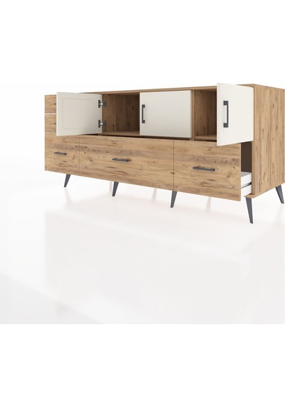 Kronos Konsol 2 Raflı 5 Çekmeceli 3 Kapaklı 176x59x83 Çam-aytaşı/çam Aytaşı/çam Kronos Konsol 2 Raflı 5 Çekmeceli 3 Kapaklı 176x59x83 Çam-aytaşı/çam Aytaşı/çam