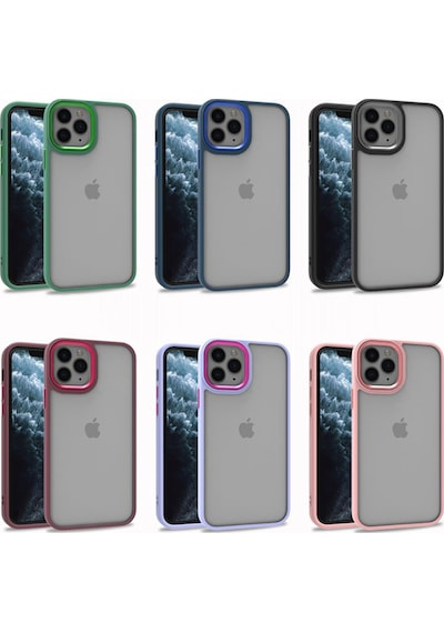 Apple Uyumlu iPhone 11 Pro Kılıf Zore Flora Kapak Lila