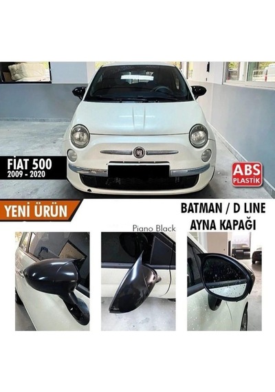 Fiat 500 2009-2020 Batman / D Lıne Ayna Kapağı