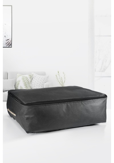 3'lü Set 53x44x20 Cm Home Organizer Çekyat & Baza Altı Düzenleyici Hurç Siyah Tela 53 X 44 Siyah Tr Diğer