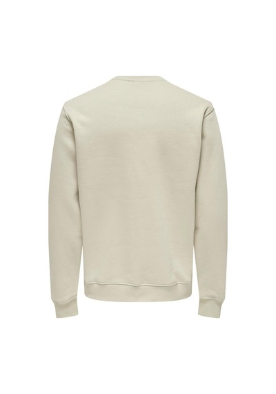 Only & Sons Onscurated Reg Crew Neck Sweat Bej 22030923 Bej