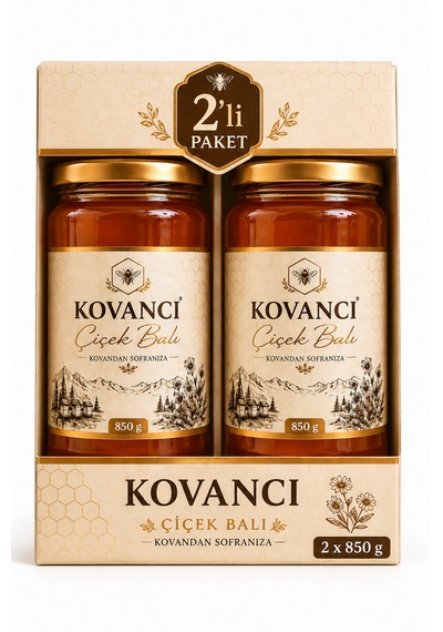 Çiçek Balı 2 X 850g Geleneksel Doğal Lezzet