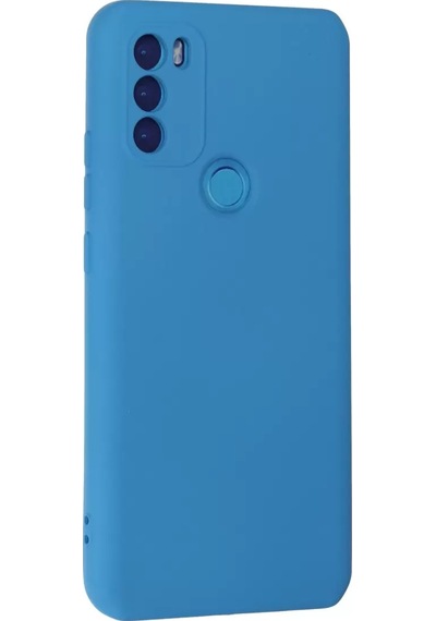 Newface General Mobile Gm 21 Plus Kılıf Nano İçi Kadife Silikon - Mavi