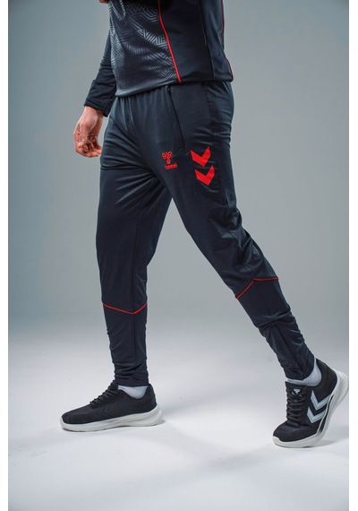 Hummel Target Pants Siyah - Kırmızı