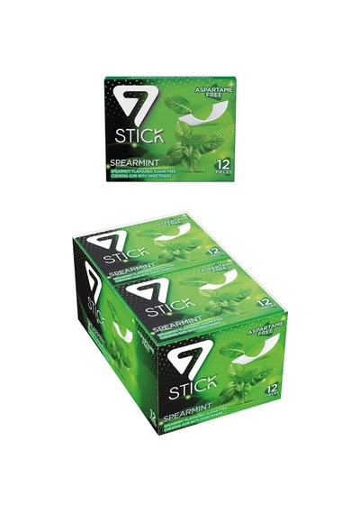 Yeşil Nane Aromalı Şekersiz Sakız 33 Gr X 12'li Paket