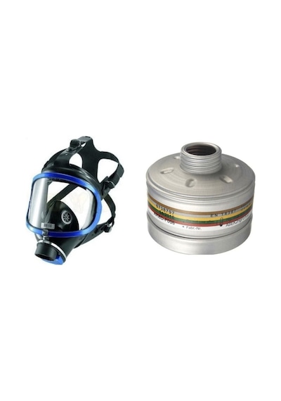 Drager X-plore 6300 Tam Yüz Gaz Maskesi + A2b2e2k2 Hg P3 Filtre 6738797 Set