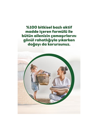 Life by Fakir %100 Bitkisel Bazlı Doğal Toz Çamaşır Deterjanı 30 Yıkama 1500 G