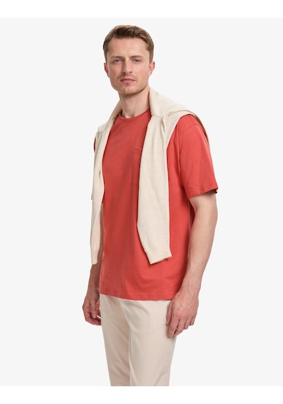 Pierre Cardin Erkek Kiremit Tişört Basic 50325300-vr031