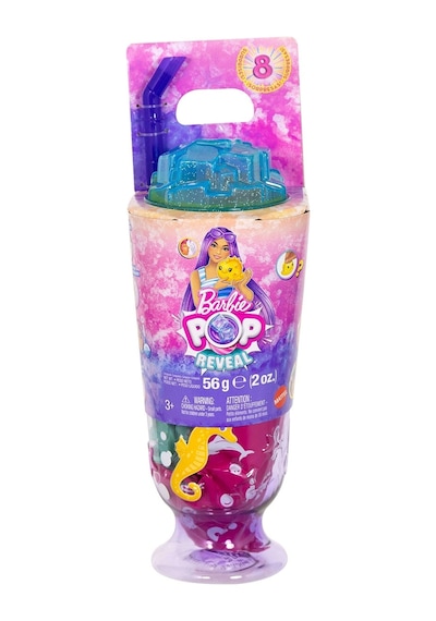 Jkf61 Barbie Pop Reveal Sürpriz Bebek - Sarı Saçlı