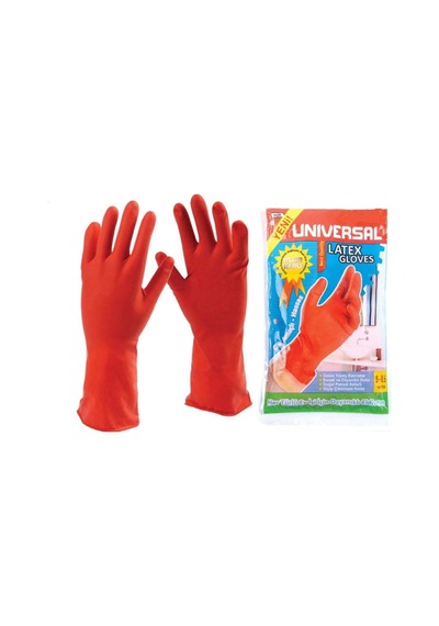 Latex Bulaşık Eldiveni 9 No Kırmızı