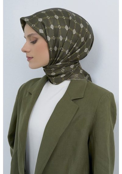 Armine Saf İpek Sura Eşarp-2026 İlkbahar-yaz- 953000d Haki Yeşil