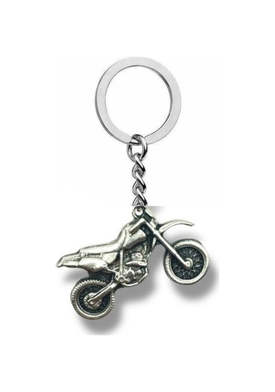 Throttle Spirit Motorsiklet Figürlü Unisex Metal Anahtarlık