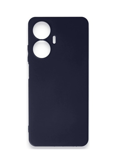 Realme C55 Kılıf First Silikon - Lacivert 0.2M-Çok Renkli