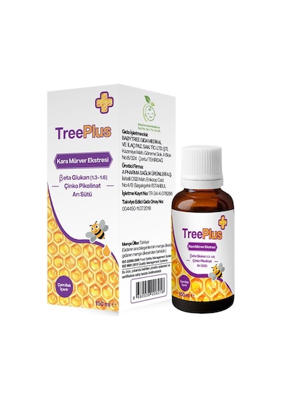 Treeplus Beta Glukan Arı Sütü 150 Ml Şurup
