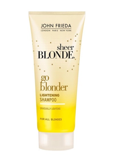 John Frieda Sheer Blonde Lightening Shampoo - Seyahat Boy Sarı Saçlar İçin Şampuan 50 Ml
