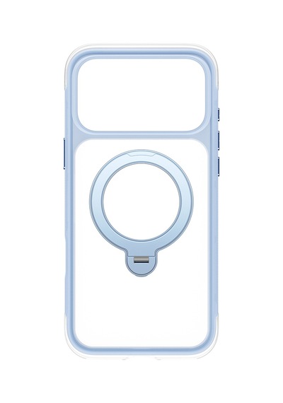 Apple iPhone Uyumlu 18 Pro Kılıf Wiwu As-203 Aeroshield Ultra Serisi M-safeli Airbag Standlı Kapak Açık Mavi