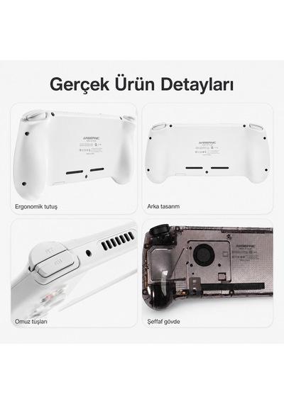Anbernic Rg557 Android El Konsolu 12gb Ram 256gb, Retro Taşınabilir Oyun Konsolu